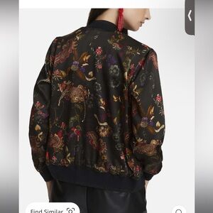 Robert Graham- Meredith silk-blend bomber jacket